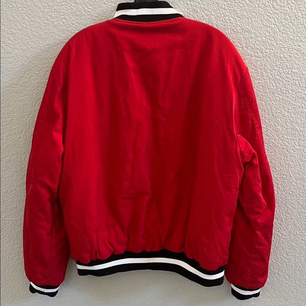 Rockstar Original Red Graphic Skeleton Bomber Jacket Size XL - Picture 5 of 6